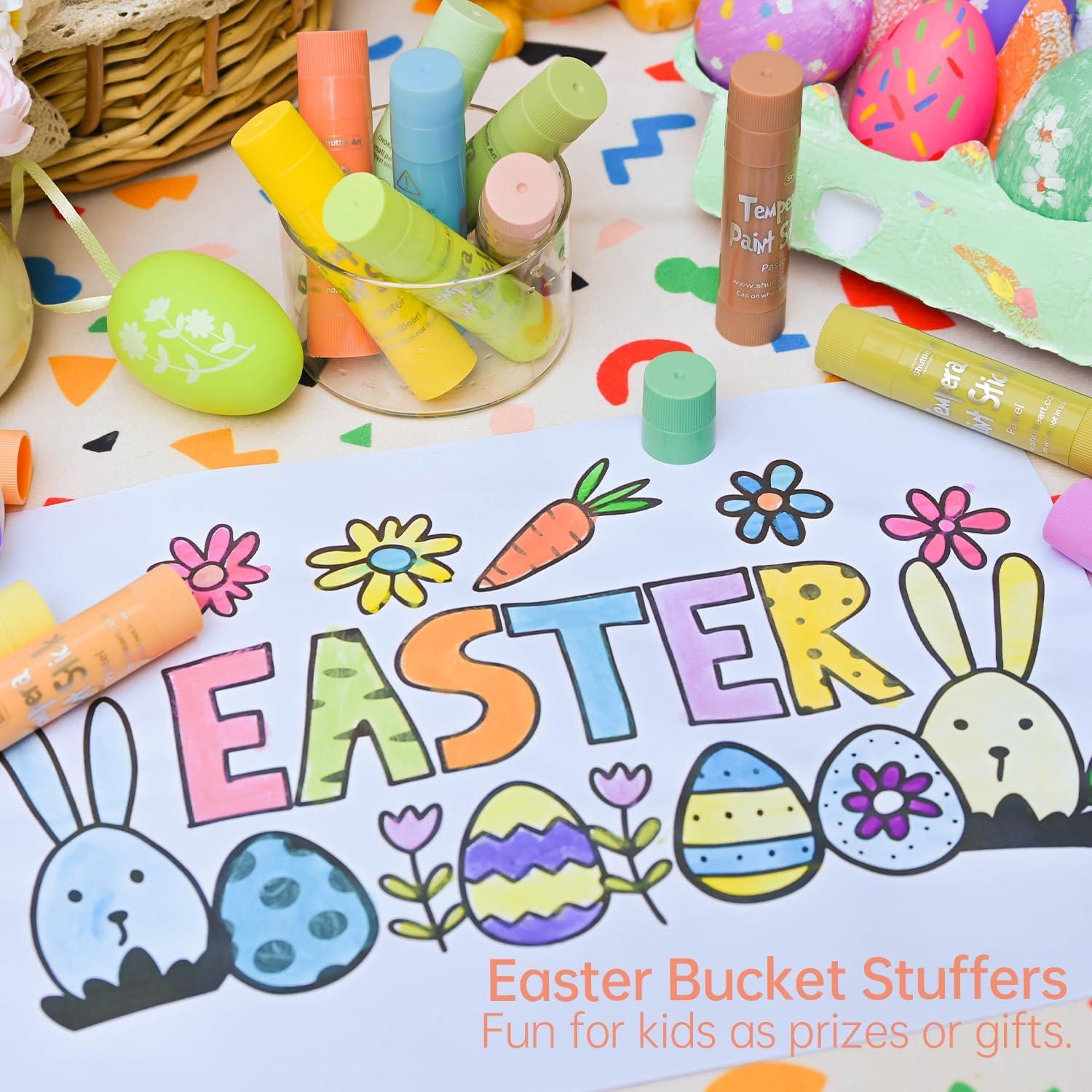 Palitos de Pintura Tempera Shuttle Art 20 Colores Pastel