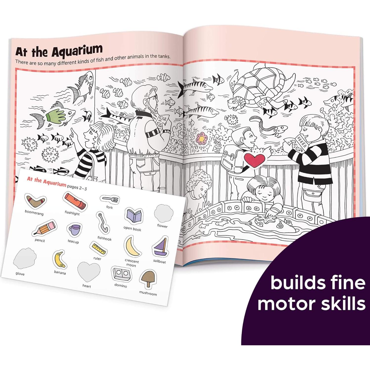 Libros de Pegatinas para Niños Highlights - 4 Libros de Actividades