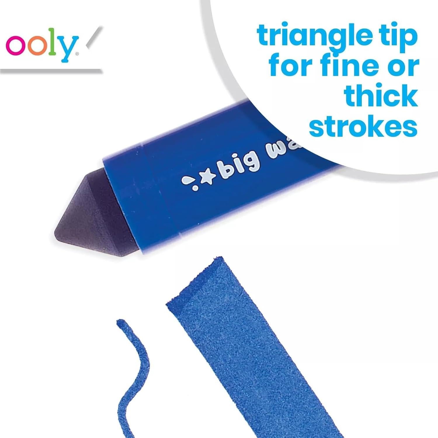 Marcadores Lavables Ooly Jumbo 8 Colores para Niños