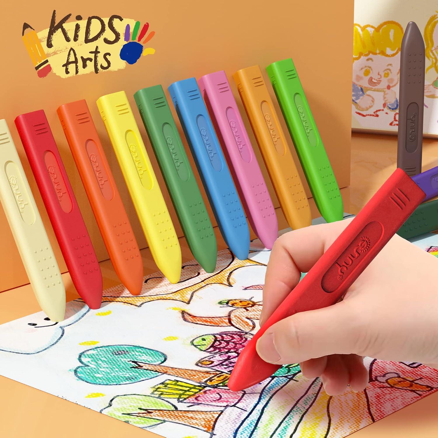 Crayones Jumbo MASSRT Triángulo 18 Colores Irrompibles