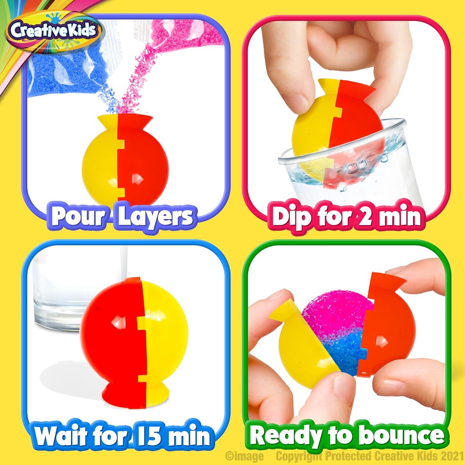 Kit de Pelotas Rebotadoras Creative Kids - 25 Bolsas y Moldes