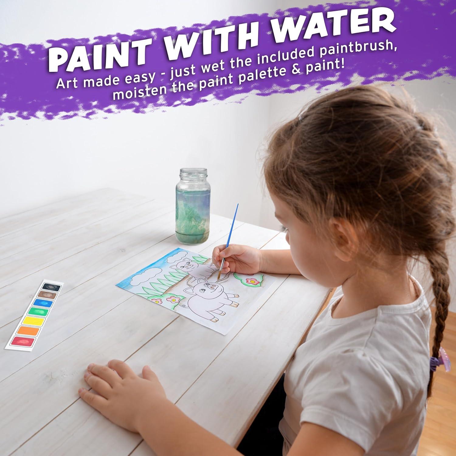 Libros para Pintar con Agua Imagination Works - Set de 3