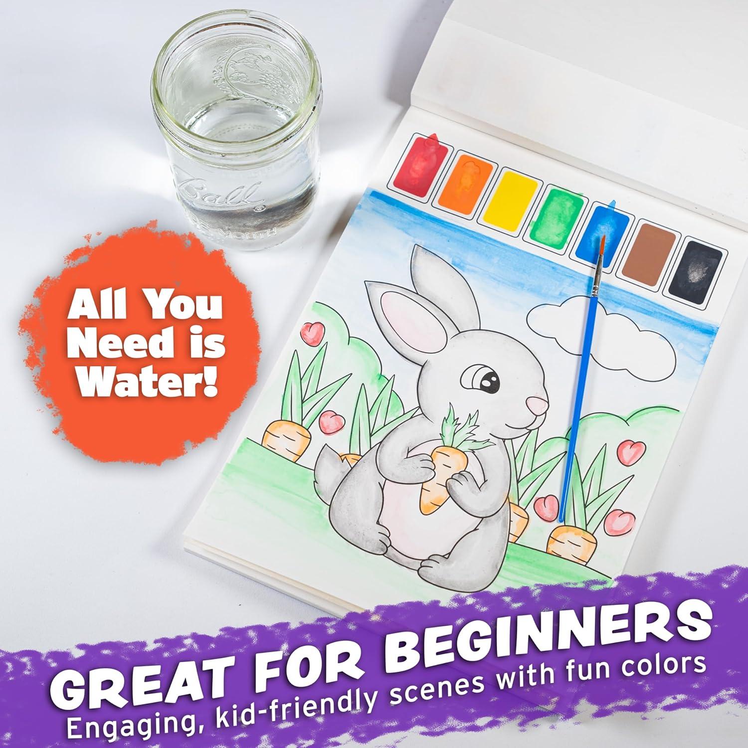 Libros para Pintar con Agua Imagination Works - Set de 3