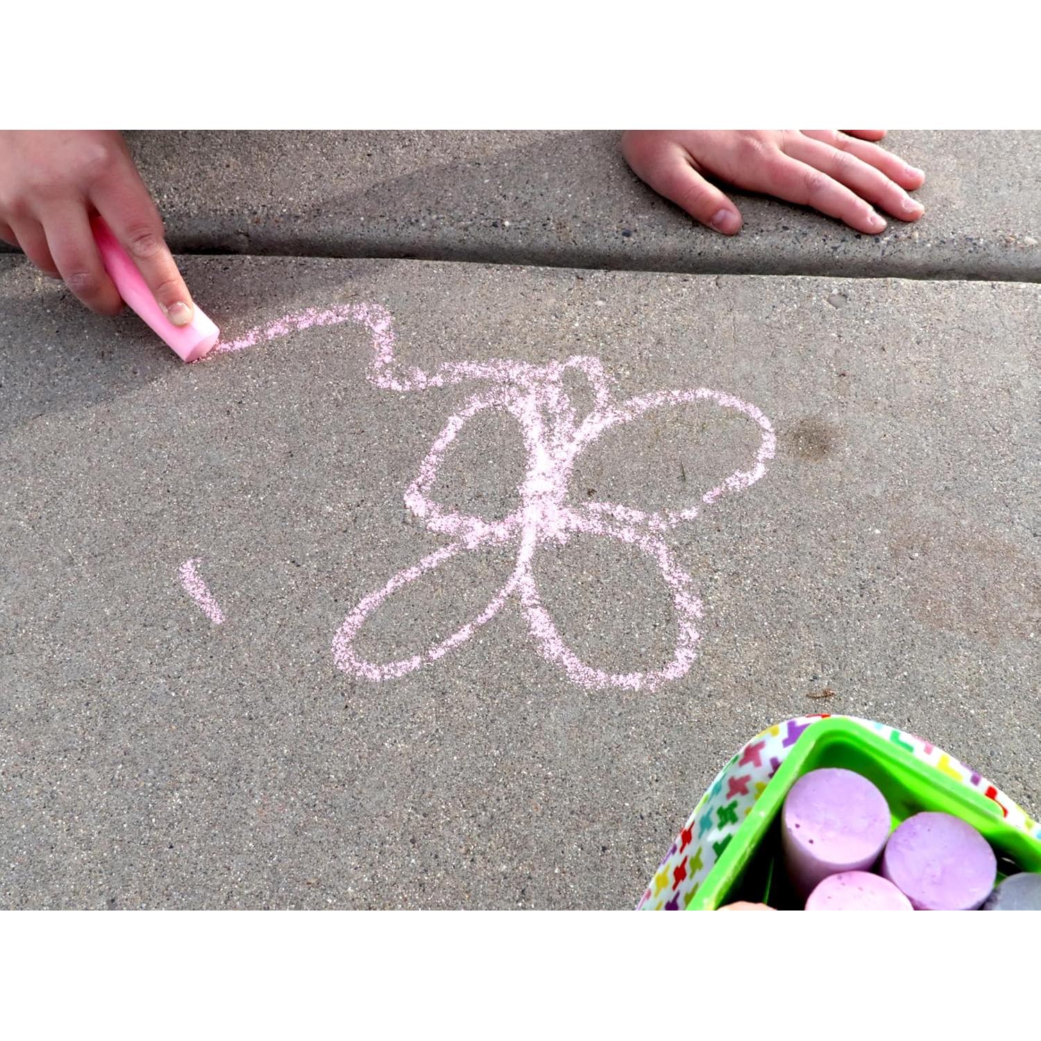 Set de Tizas de Acera Kid Made Modern 24 Piezas Multicolor