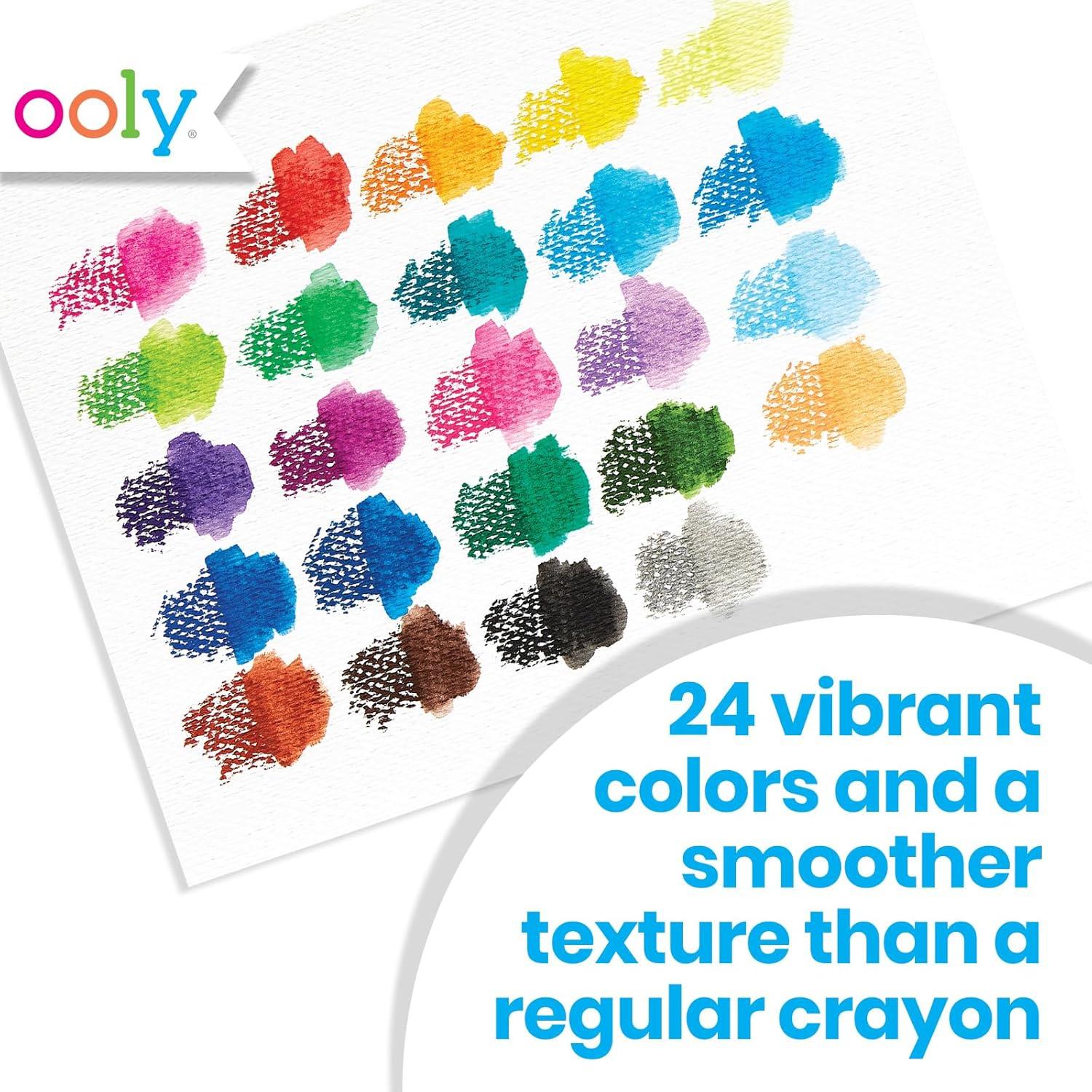 Crayones de Gel Ooly Smooth Stix 24 Colores Acuarela