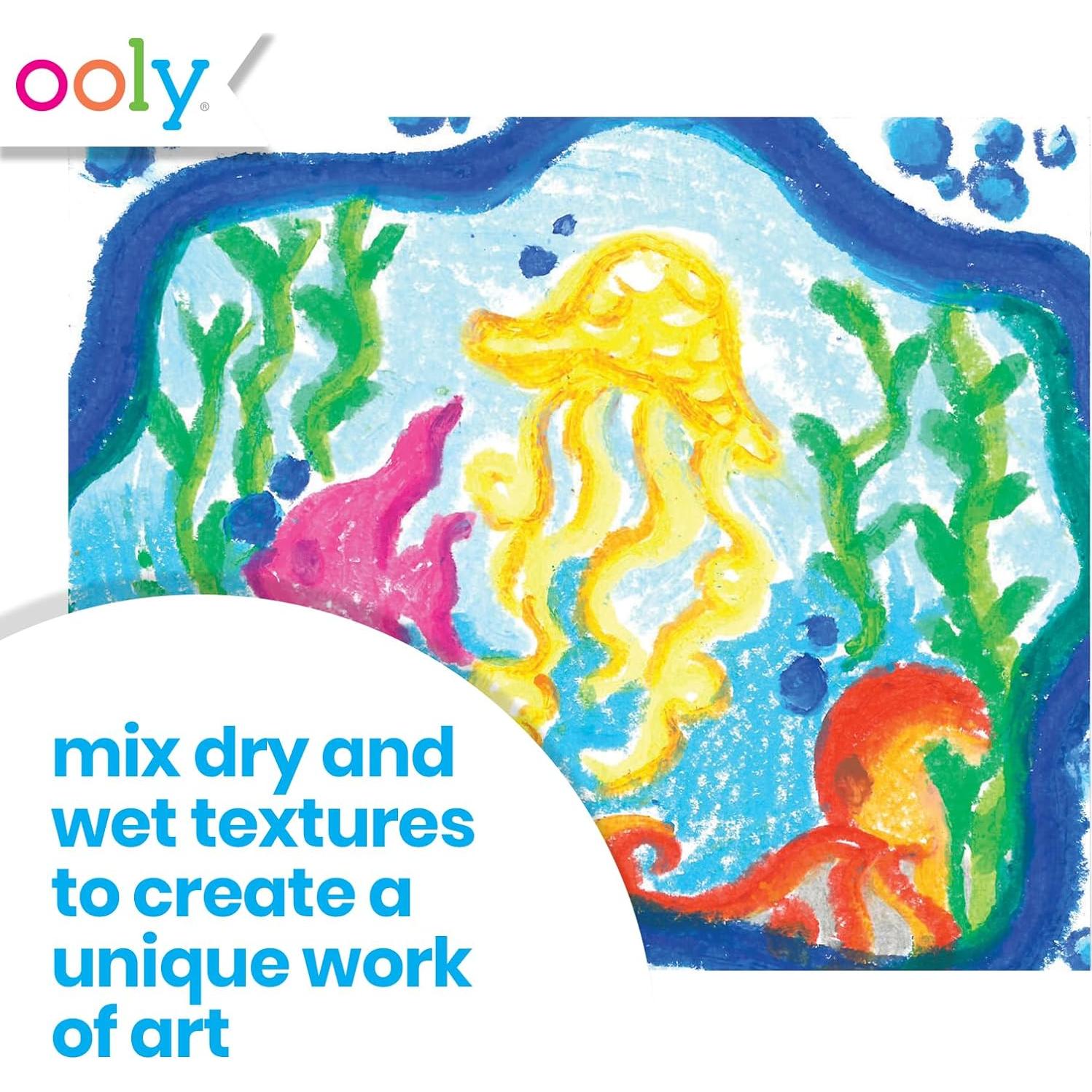 Crayones de Gel Ooly Smooth Stix 24 Colores Acuarela