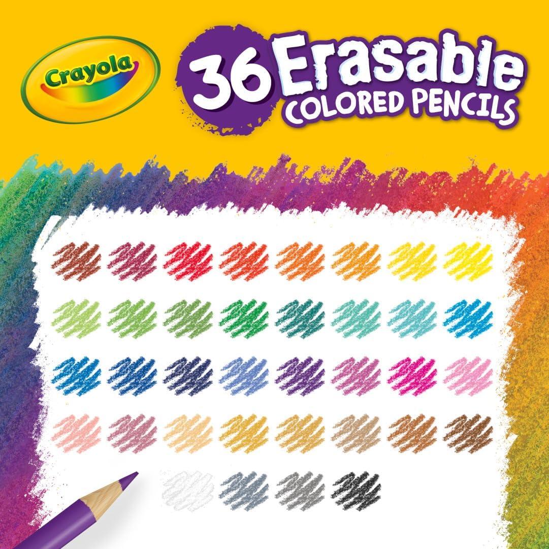 Lápices de Colores Borrables Crayola 36 Piezas para Niños