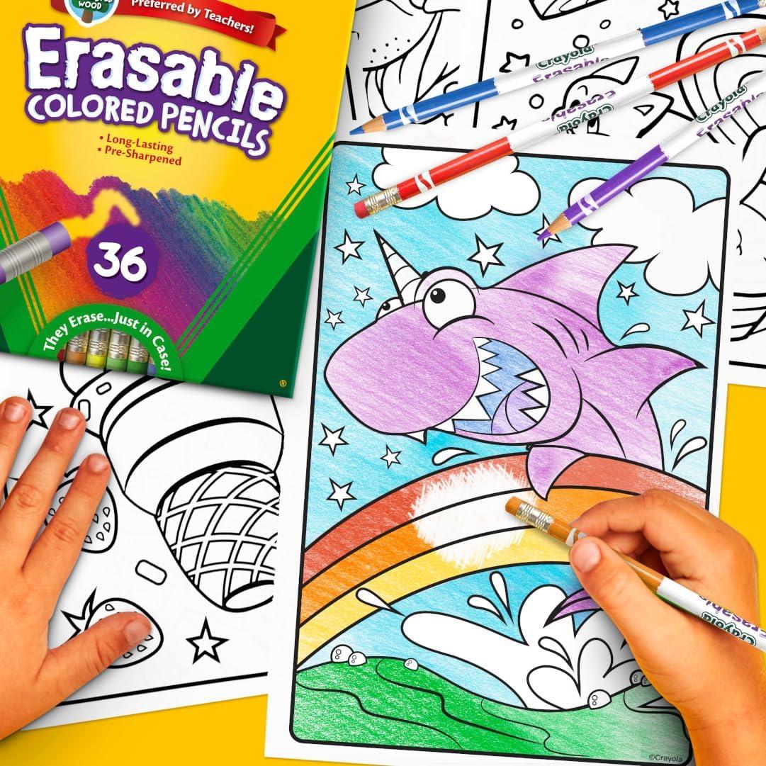 Lápices de Colores Borrables Crayola 36 Piezas para Niños