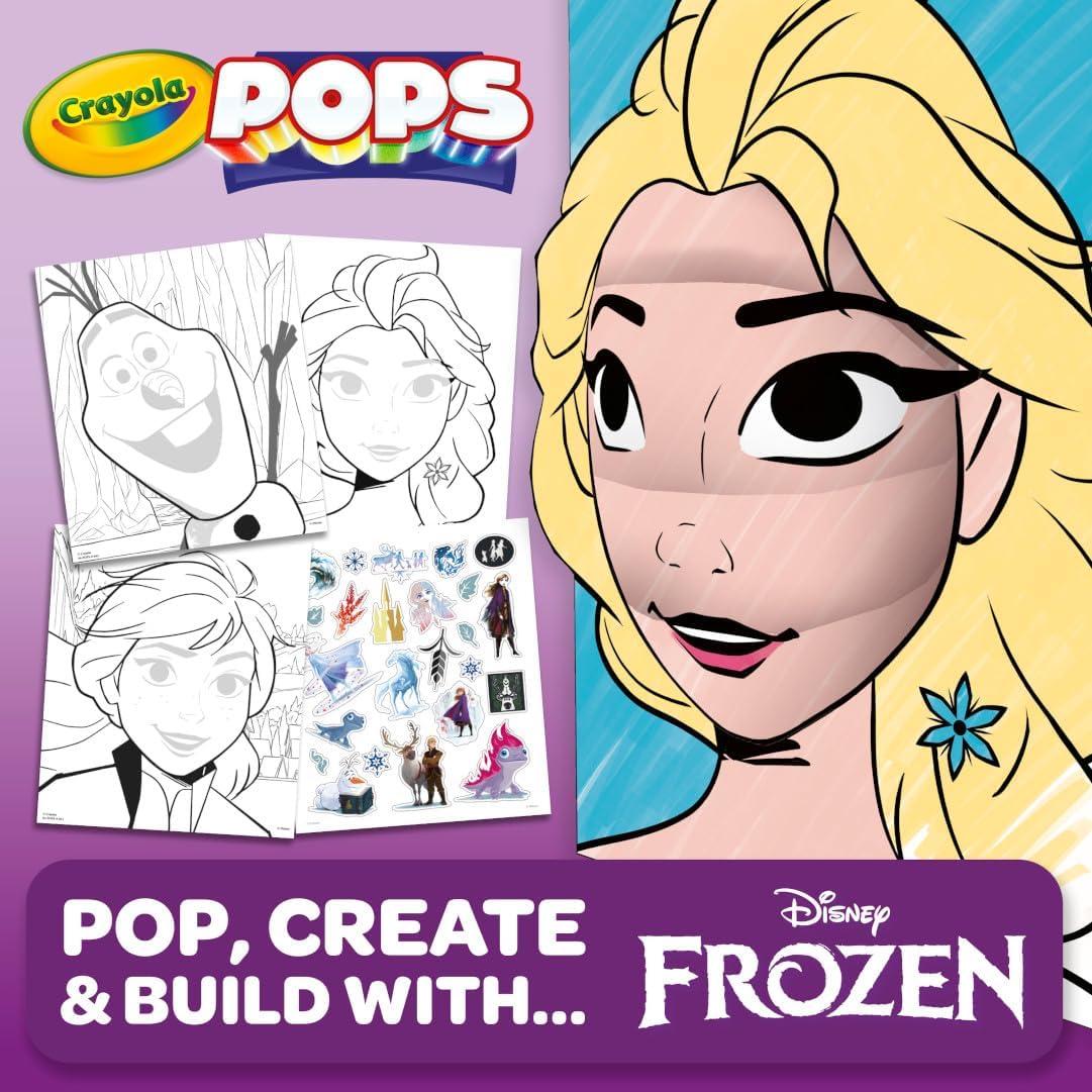 Conjunto de Actividades 3D Frozen Crayola POPS con Stickers y Marcadores