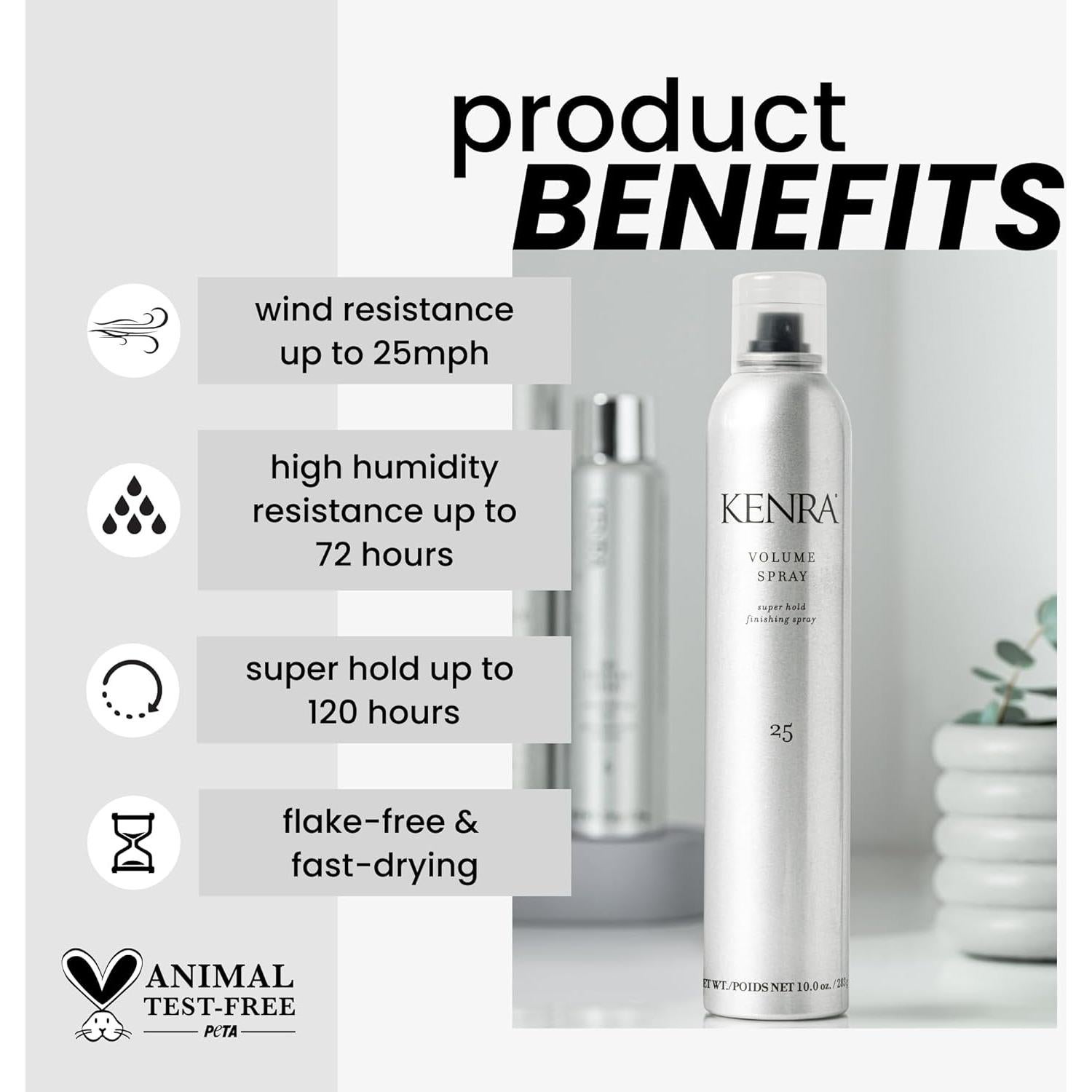 Spray Acabado Kenra Professional 25 | Fijación Fuerte 300ml