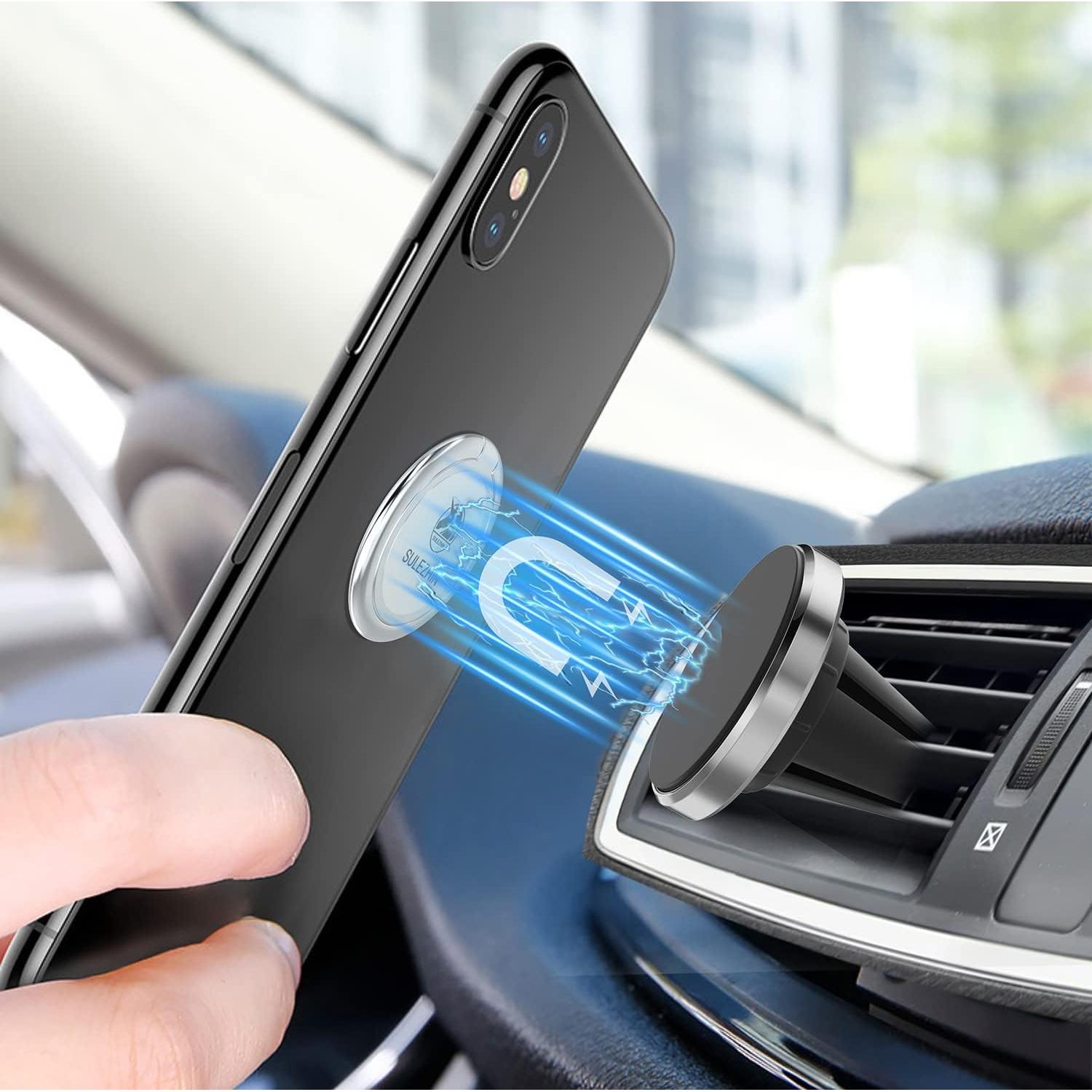 Soporte de Anillo Sulezhin KZ-02 Magnético 360° Plata