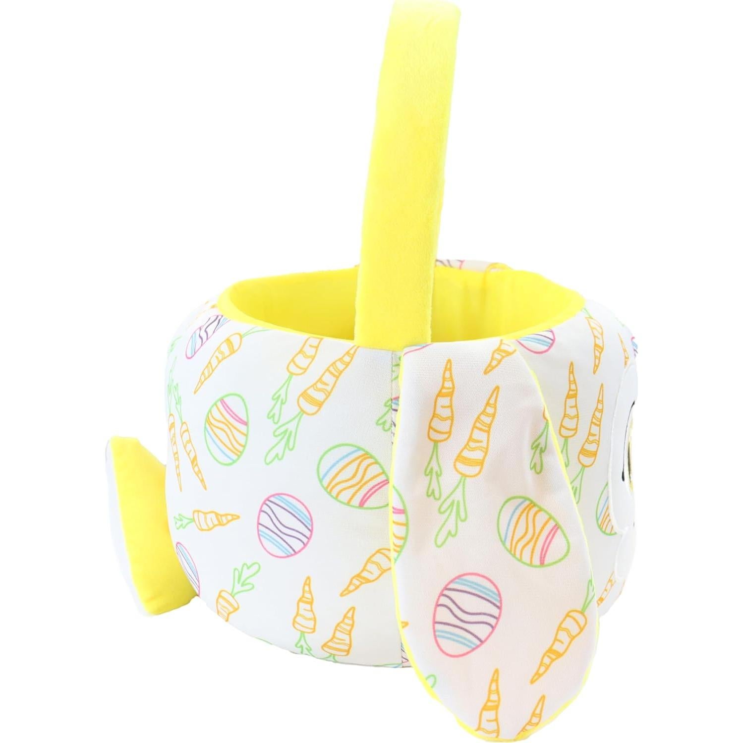 Canasta de Conejo Amarillo Crayola con 3 Marcadores Lavables