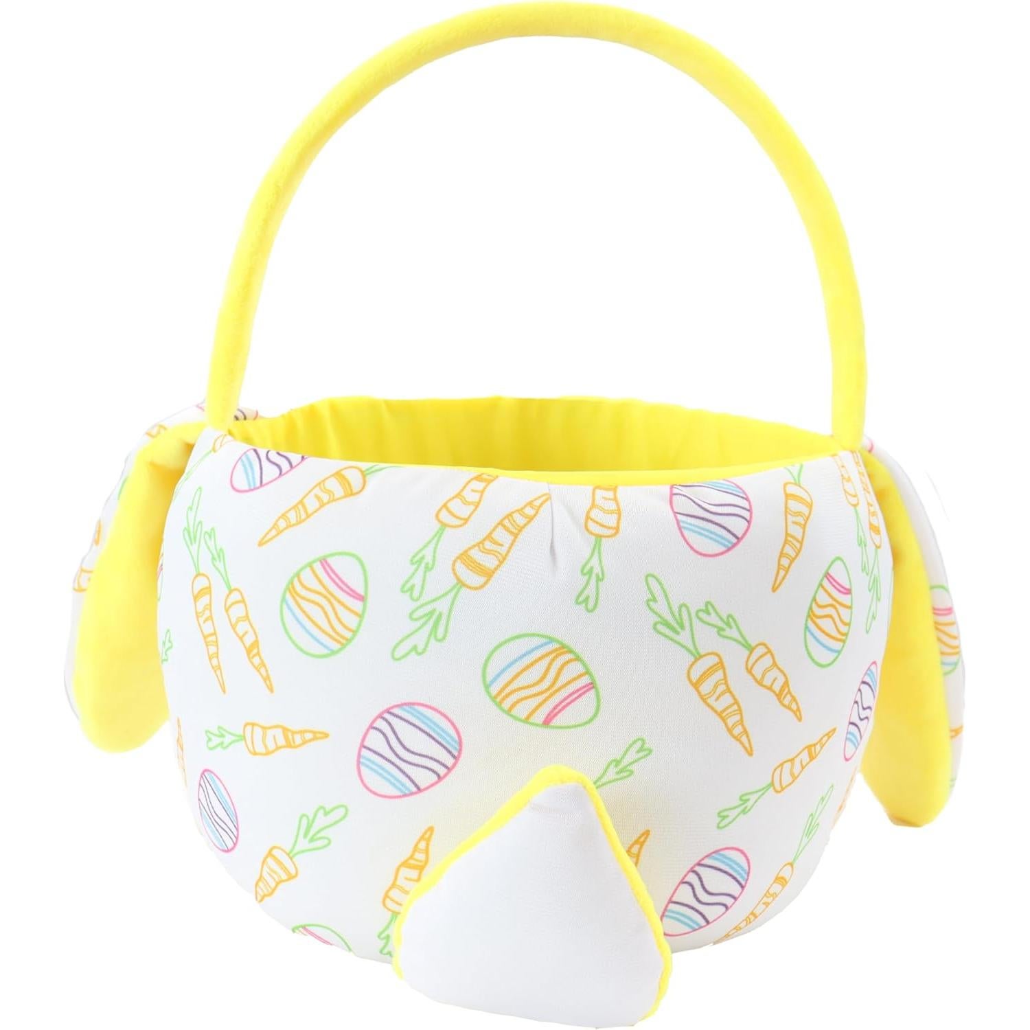 Canasta de Conejo Amarillo Crayola con 3 Marcadores Lavables