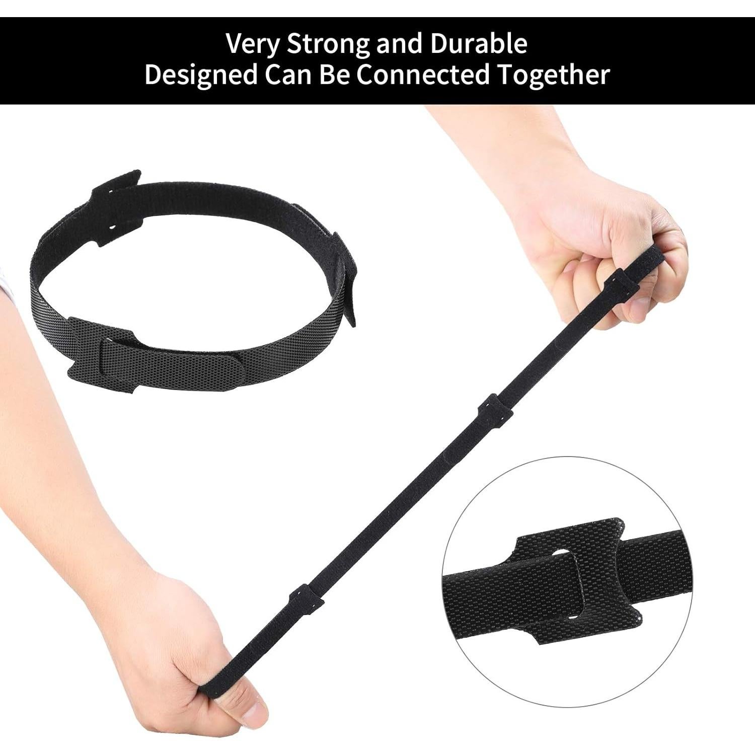 Cintas de Sujeción BALABALA 100 Pcs 15,24 cm Negra