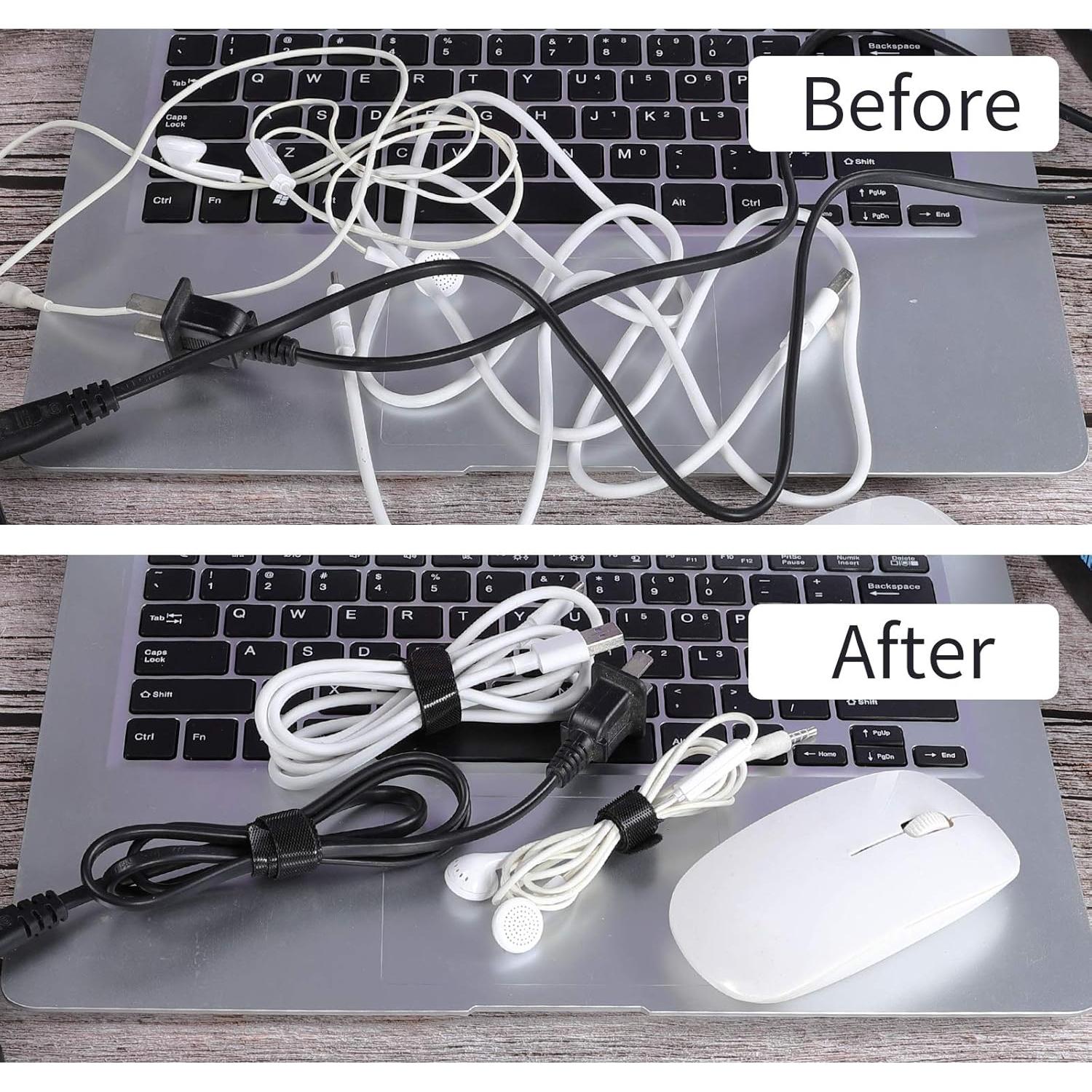 Cintas de Sujeción BALABALA 100 Pcs 15,24 cm Negra