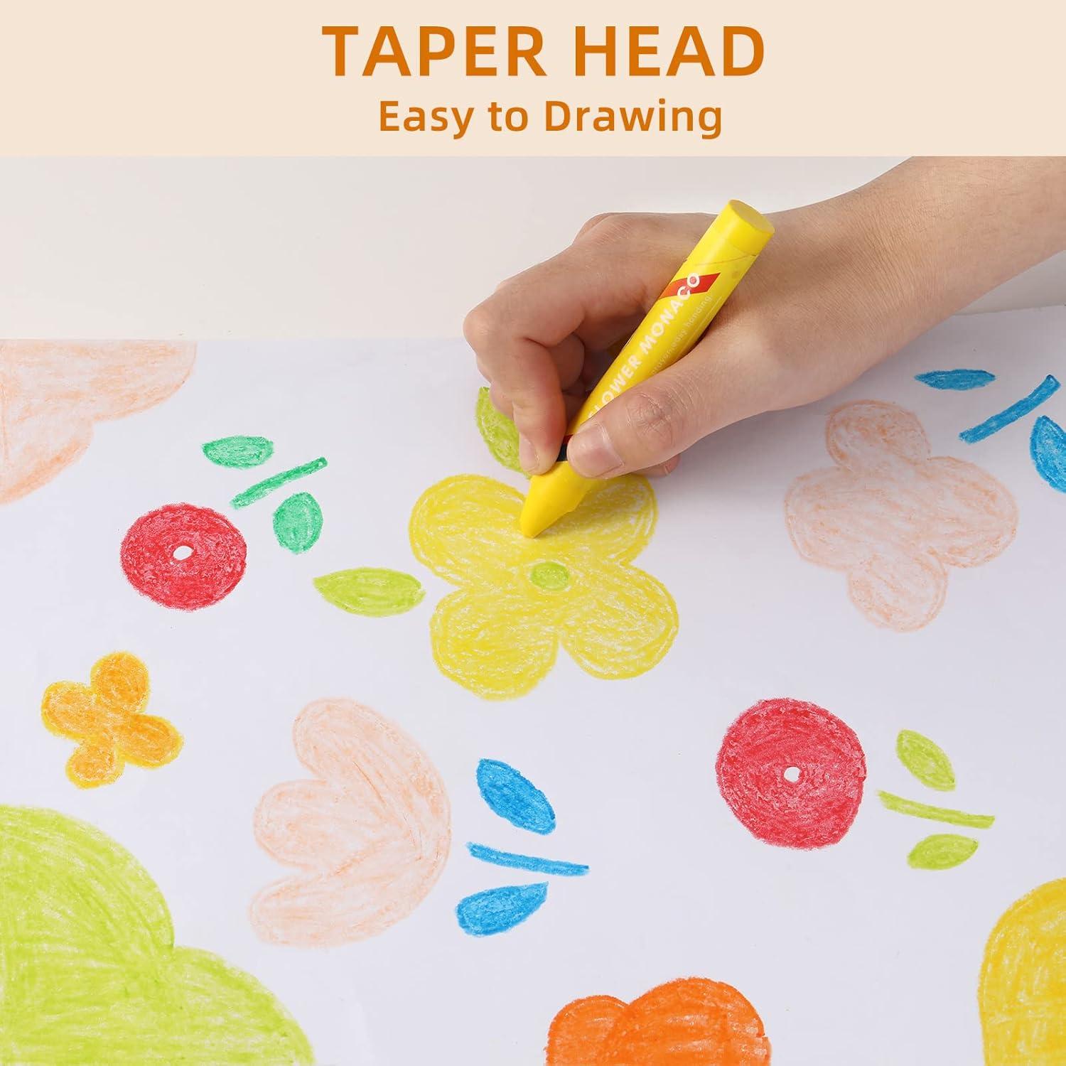 Crayones Jumbo Lebze 16 Colores No Tóxicos para Niños