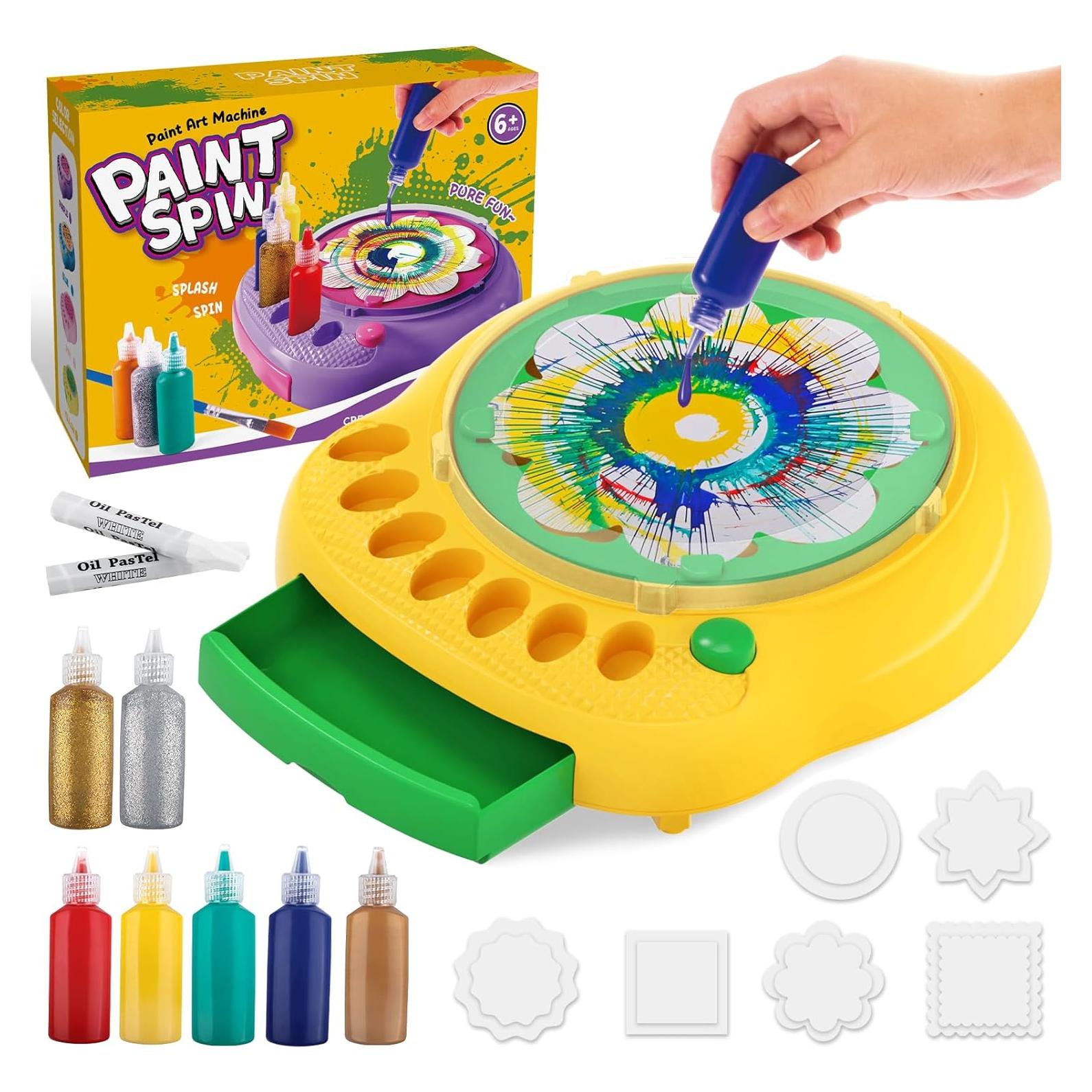 Kit de Pintura Giratoria TingingYuli para Niños 6-12 Años