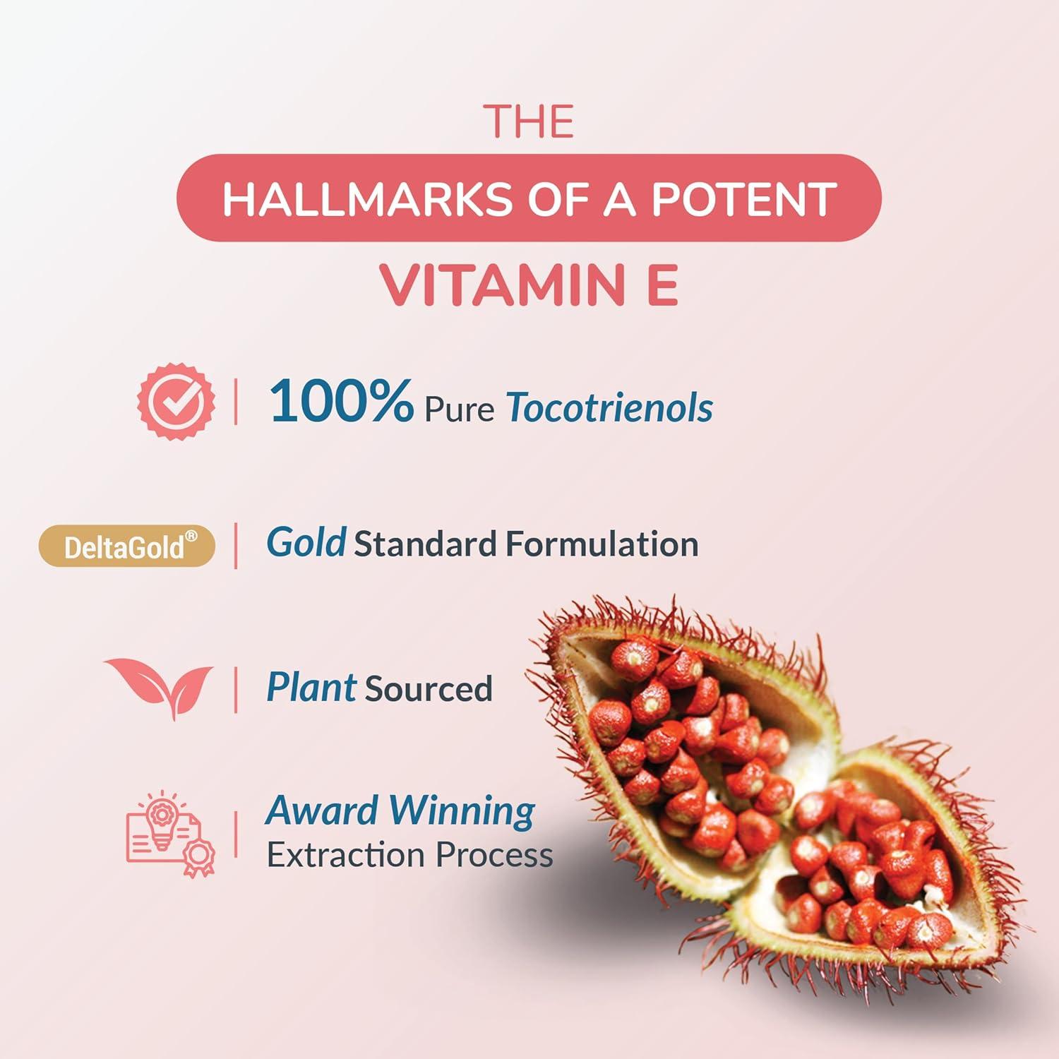 Vitamina E Tocotrienoles 125mg Wellness Extract 30 Cápsulas Blandas