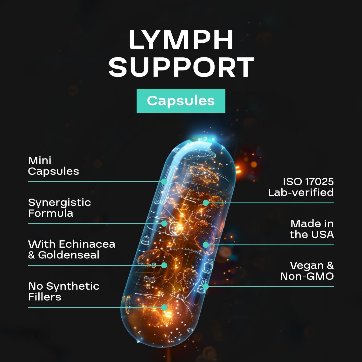 Suplemento Linfático NEXGEN BLENDS 60 Cápsulas Veganas