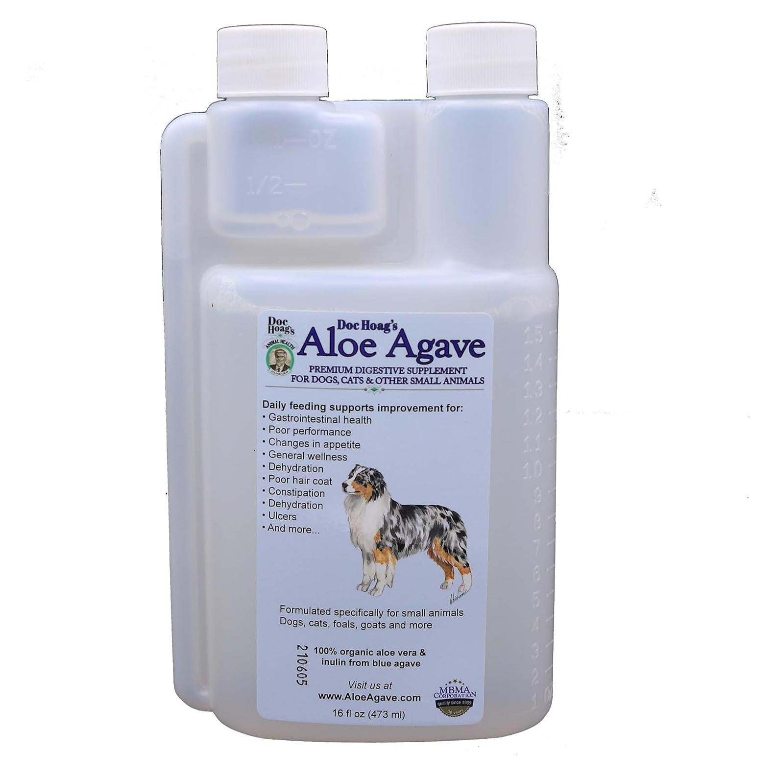 Suplemento Natural Aloe Vera Doc Hoag 473ml para Perros y Gatos