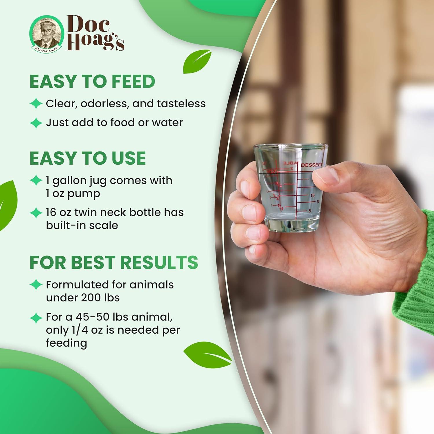 Suplemento Natural Aloe Vera Doc Hoag 473ml para Perros y Gatos