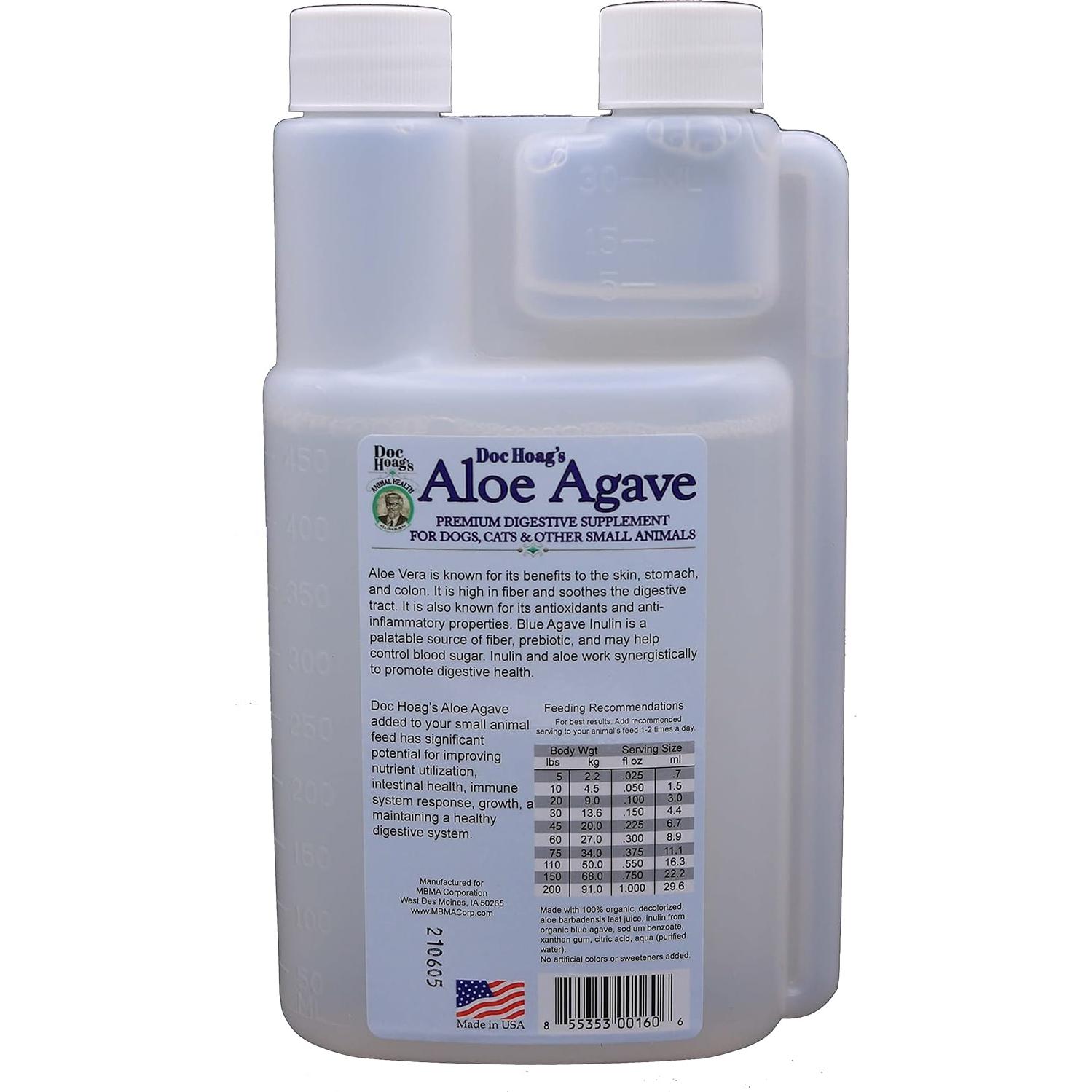 Suplemento Natural Aloe Vera Doc Hoag 473ml para Perros y Gatos
