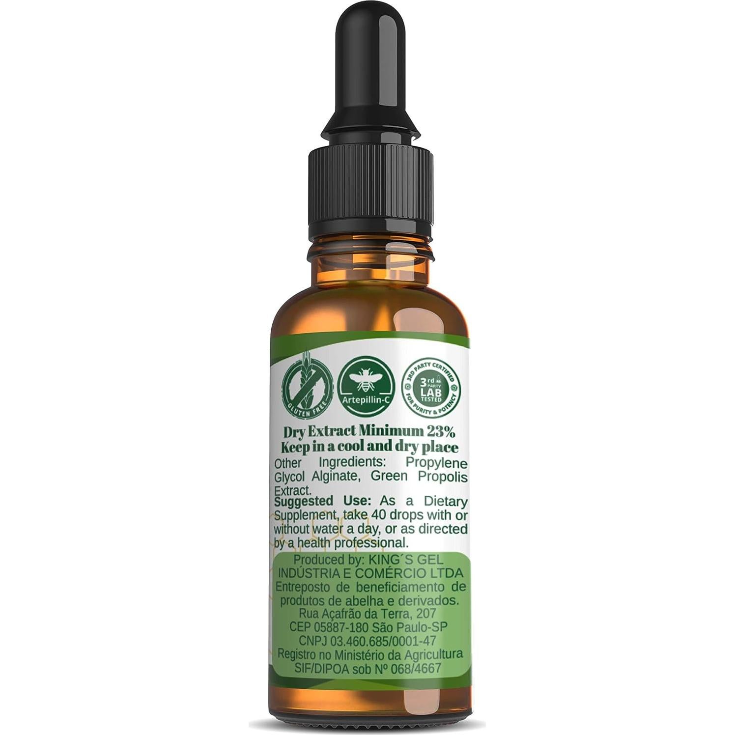 Extracto Líquido de Propóleos Verdes Kings Gel 100g - Sin Alcohol