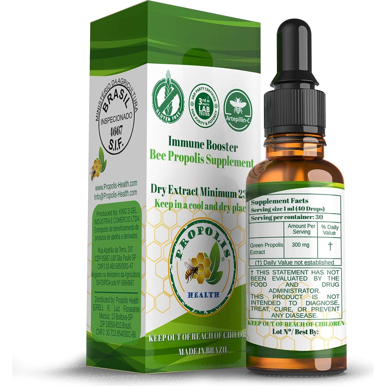 Extracto Líquido de Propóleos Verdes Kings Gel 100g - Sin Alcohol