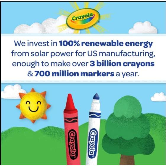 Marcadores Crayola Línea Ancha 8 Colores Variados