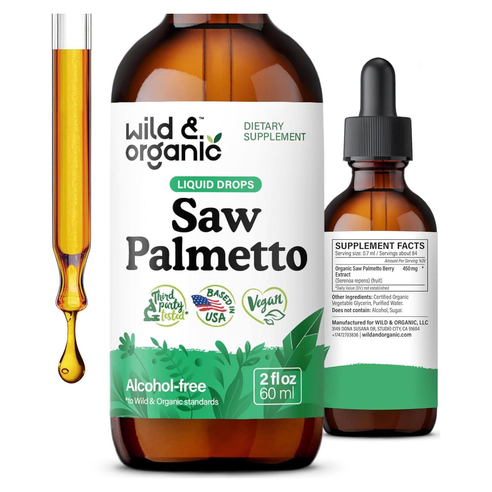 Extracto de Palma Enana Silvestre 60 ml - Soporte Urinario Vegano