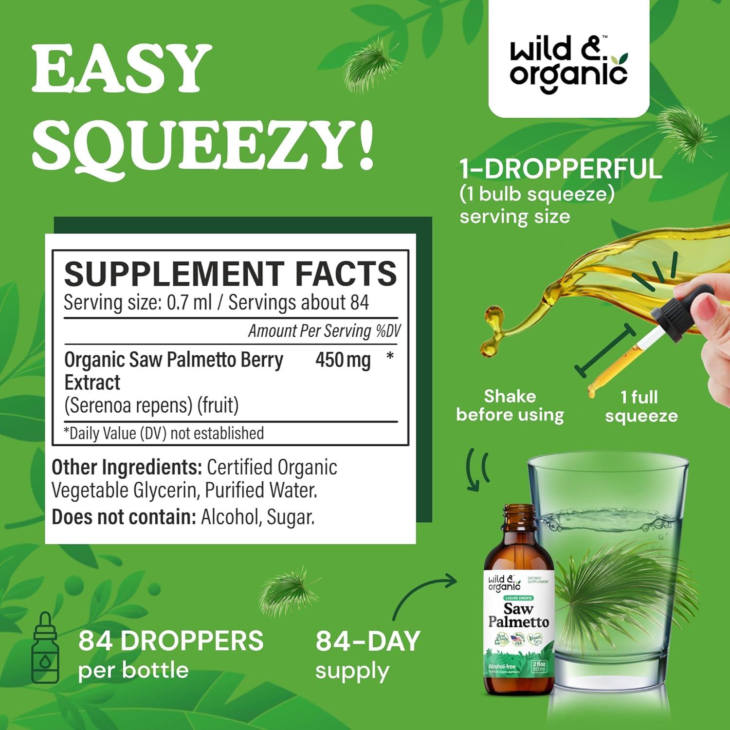 Extracto de Palma Enana Silvestre 60 ml - Soporte Urinario Vegano