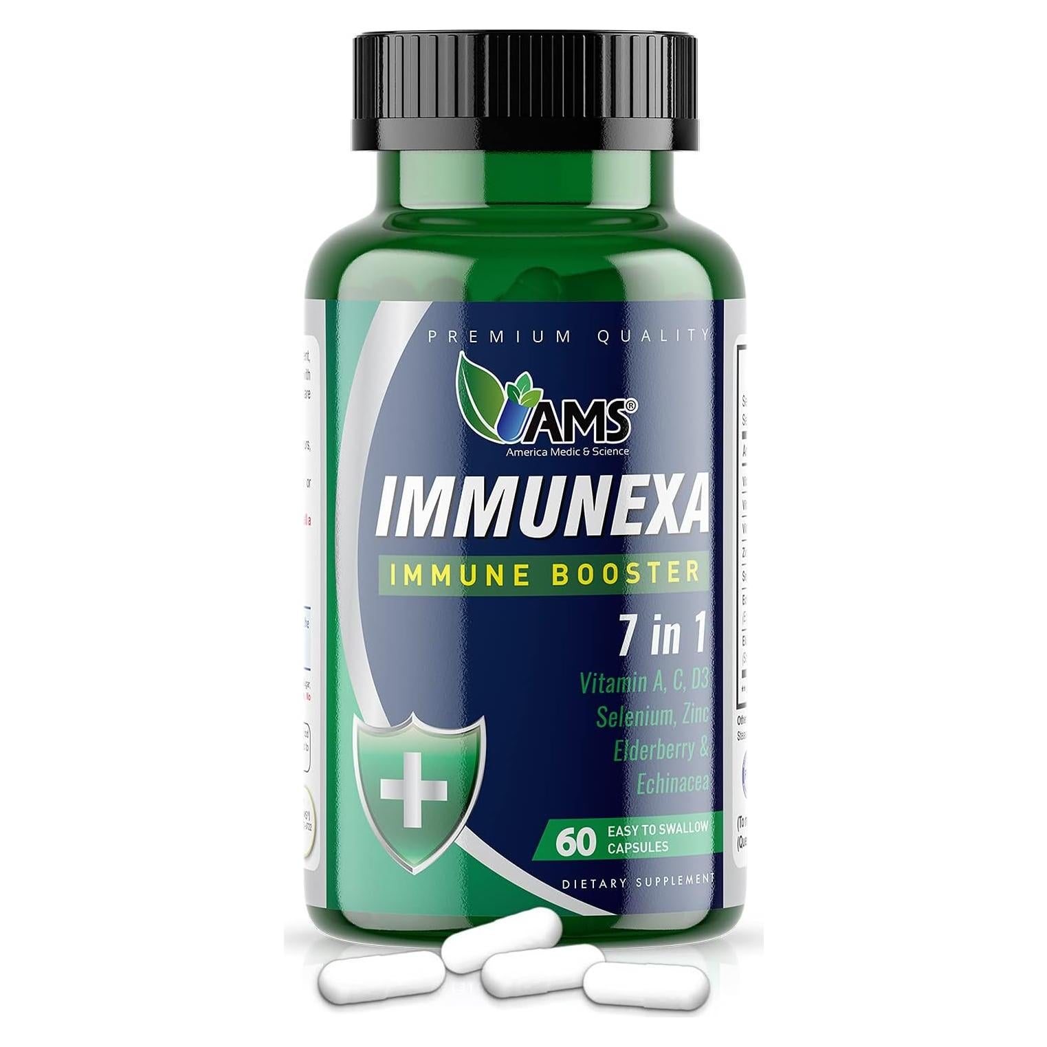 America Medic & Science Immunexa 7 en 1 Suplemento Inmunológico 60 Cápsulas