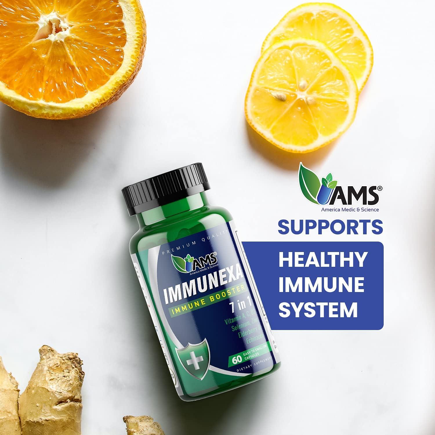 America Medic & Science Immunexa 7 en 1 Suplemento Inmunológico 60 Cápsulas