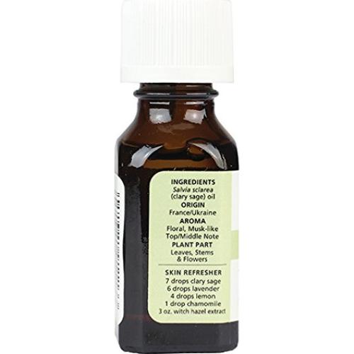 Aceite Esencial Aura Cacia Salvia Clary 15 ml - Paquete de 2