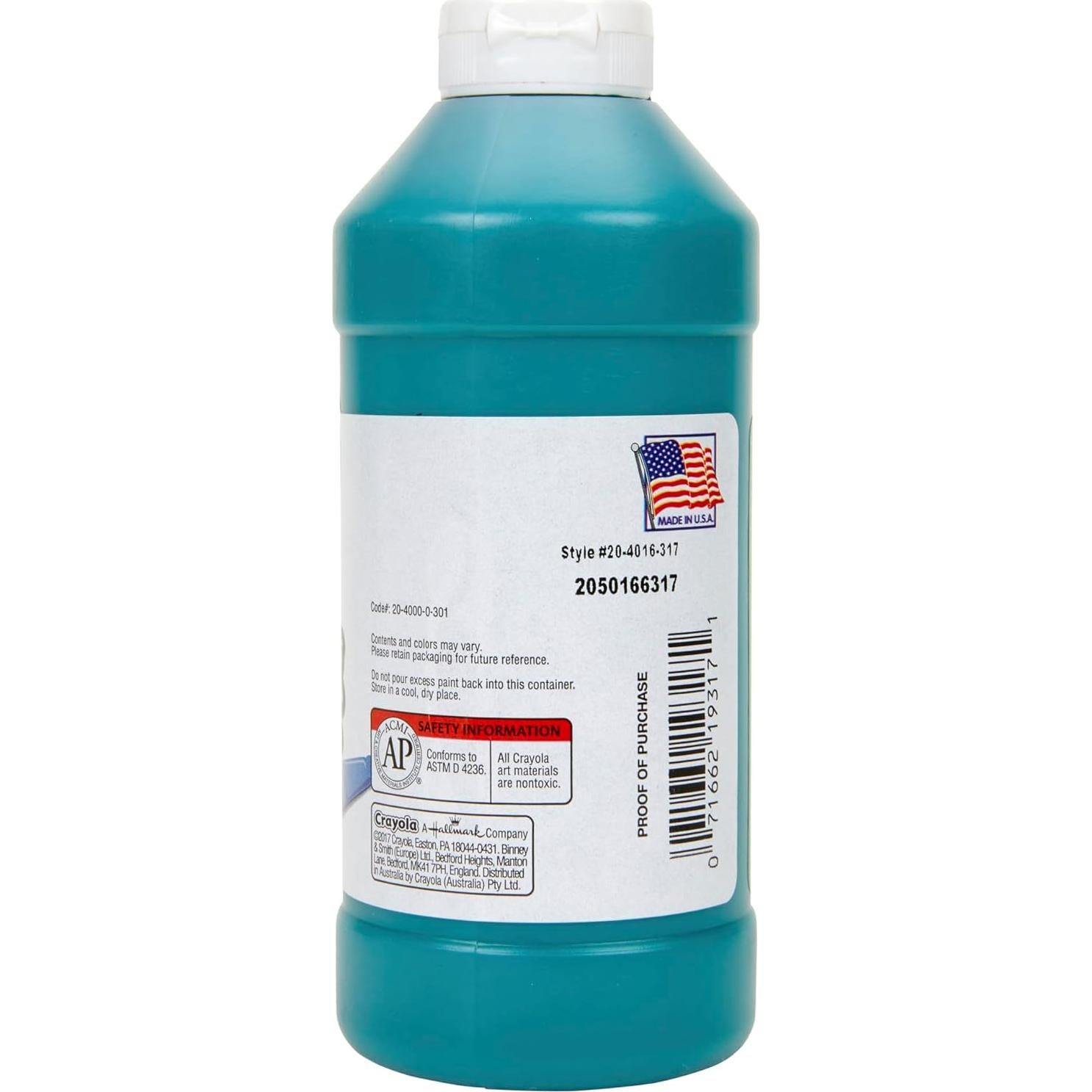 Pintura Acrílica Crayola Verde Ftalocianina 473 ml