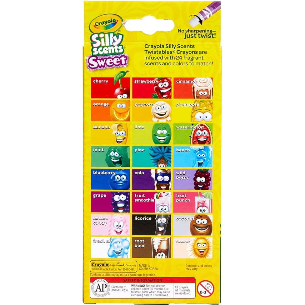 Crayola Crayones Aromáticos Silly Scents 24 Colores