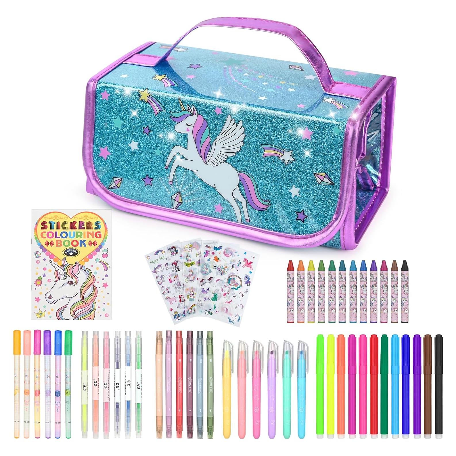 Juego de Marcadores Aromatizados Nasominako 54 Piezas Unicornio