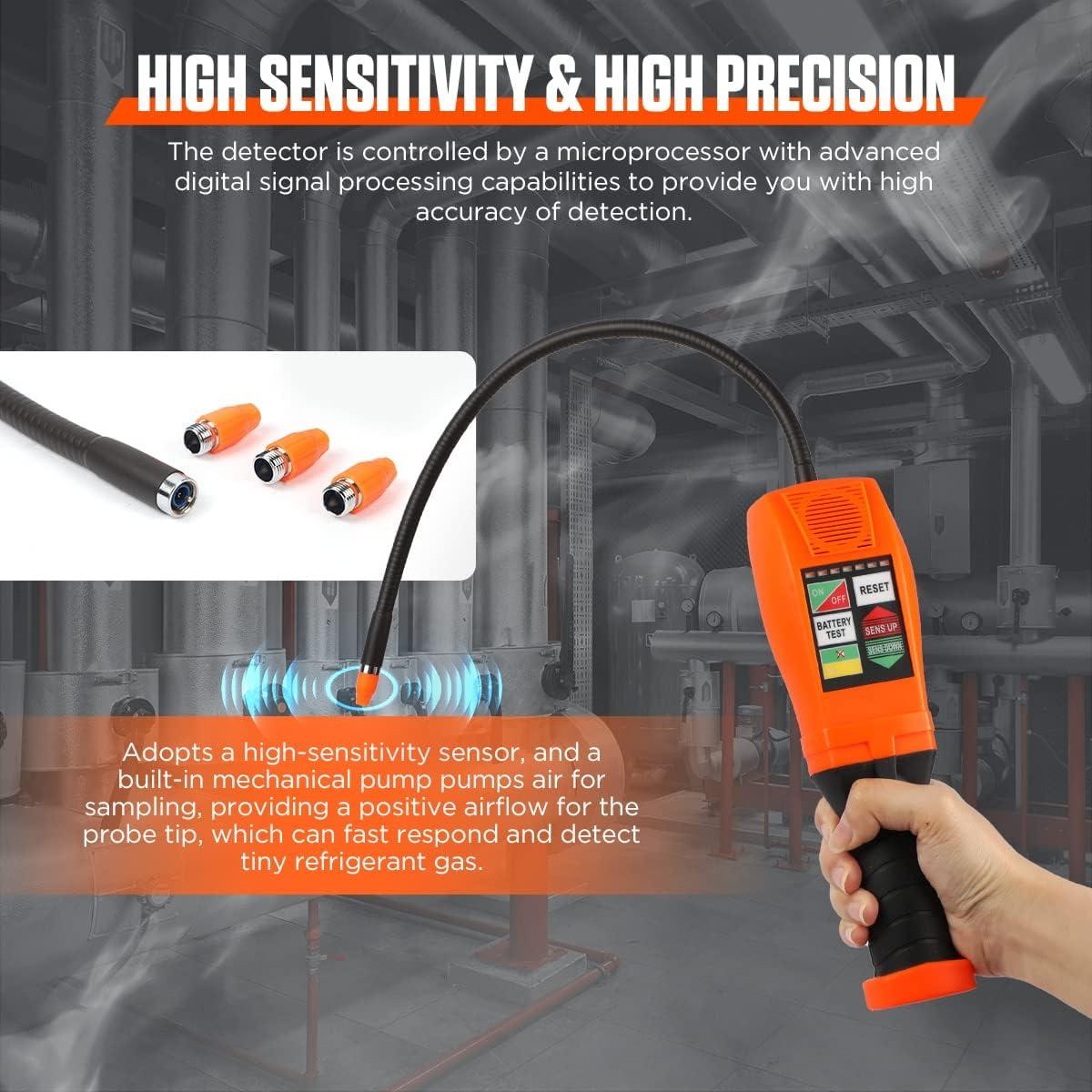 Detector de Fugas de Refrigerante KAISAL AC06 6 Sensibilidades