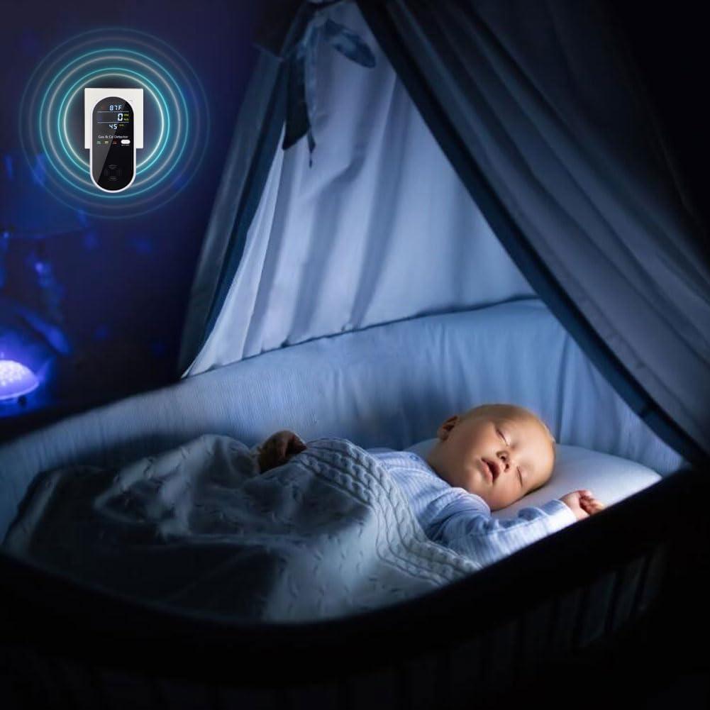 Detector de Gas y Monóxido de Carbono KH Alert KH158 4 en 1