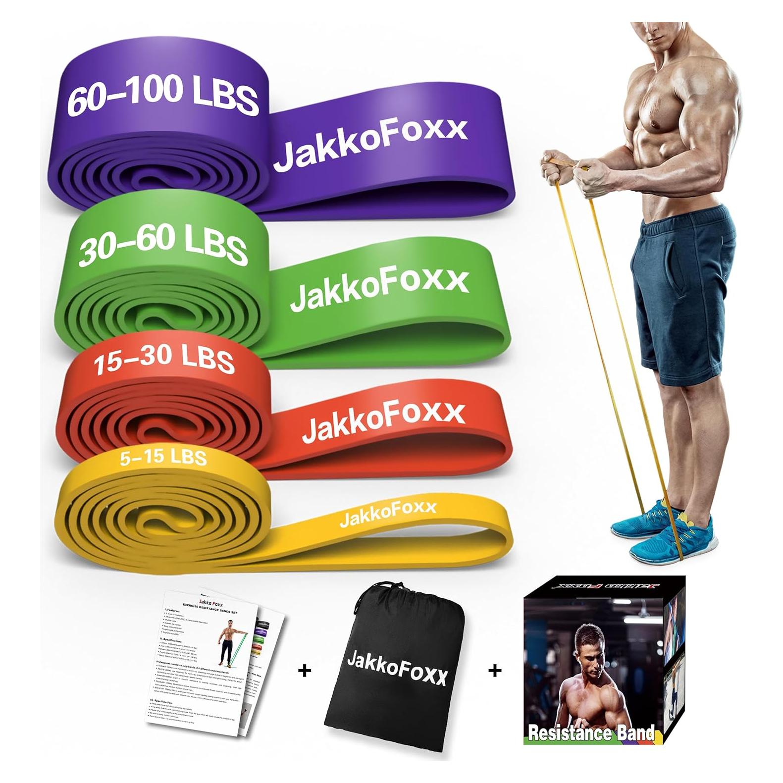 Set de Bandas de Resistencia JAKKOFOXX para Entrenamiento
