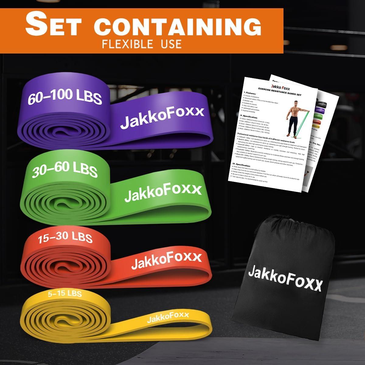 Set de Bandas de Resistencia JAKKOFOXX para Entrenamiento