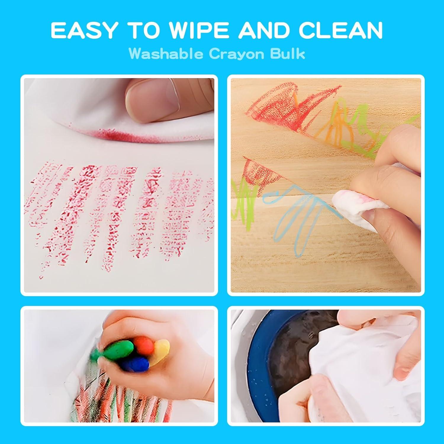 Crayones Lavables FXYRTKLCZ 36 Colores No Tóxicos Niños