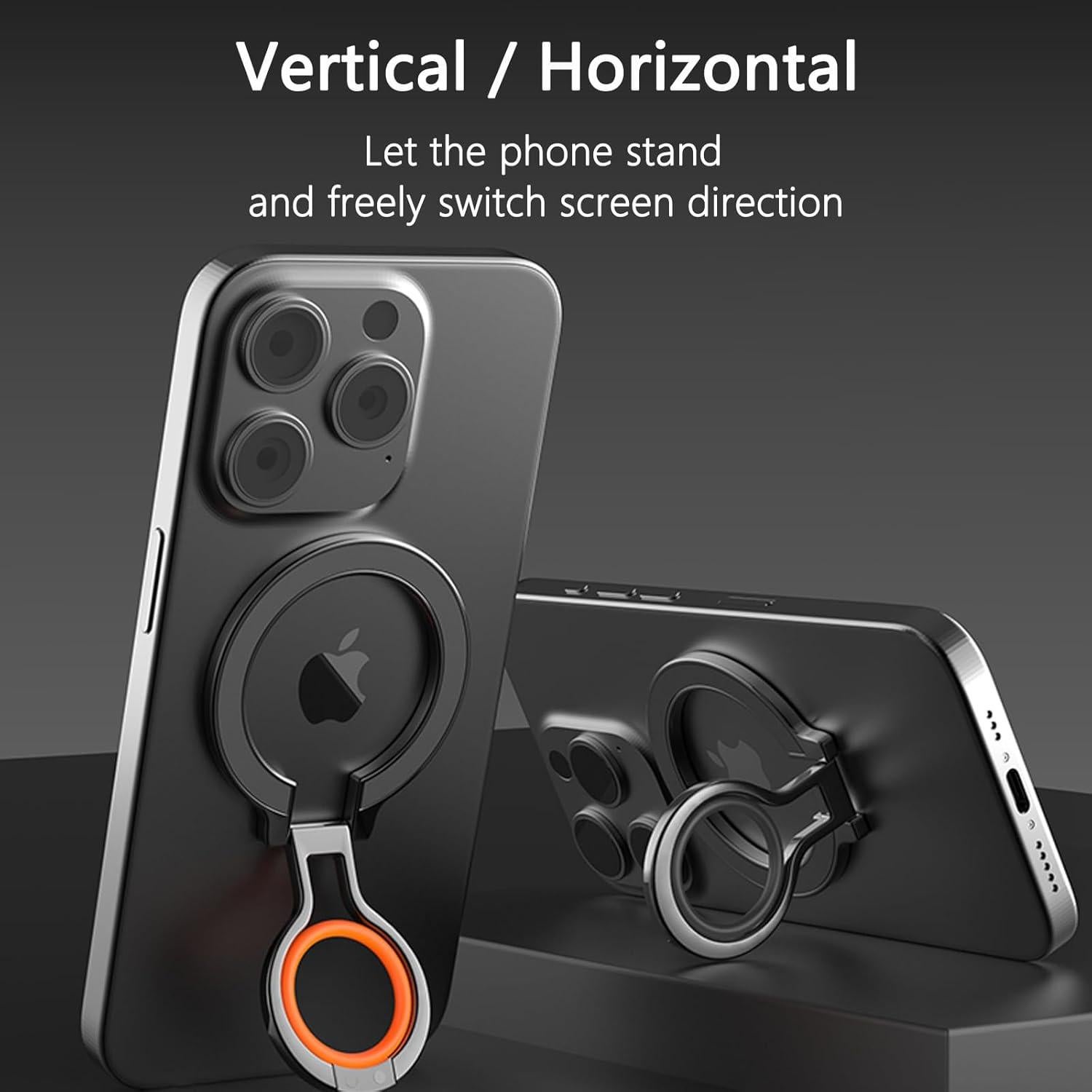 Soporte Magnético Fofvccv para Teléfono Ajustable 8D Negro