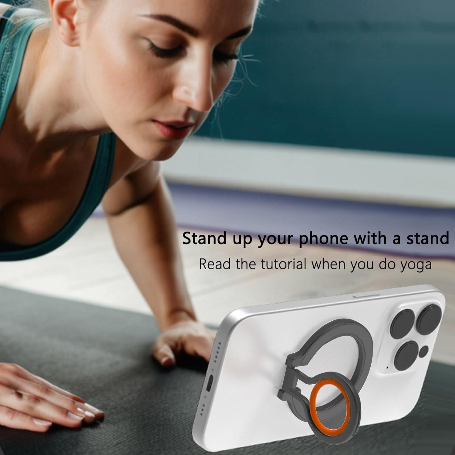 Soporte Magnético Fofvccv para Teléfono Ajustable 8D Negro