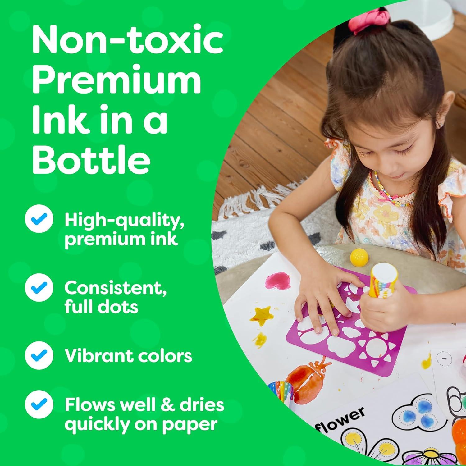 Marcadores de Puntos Momo & Nashi 8 Piezas Lavables 40ml