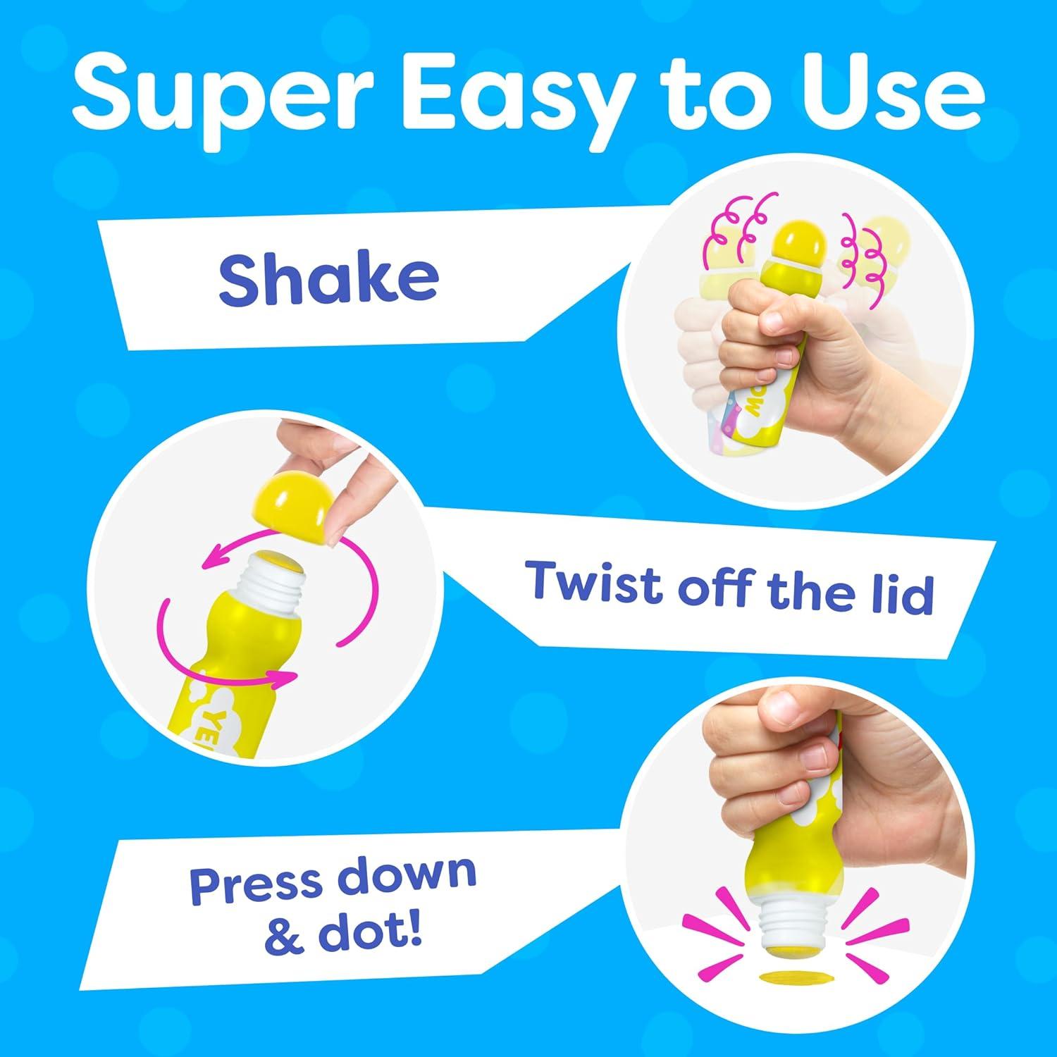 Marcadores de Puntos Momo & Nashi 8 Piezas Lavables 40ml