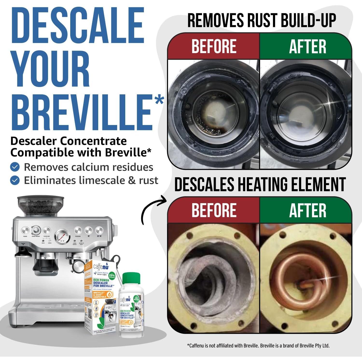 Desincrustante Caffenu 200ml para Cafeteras Breville