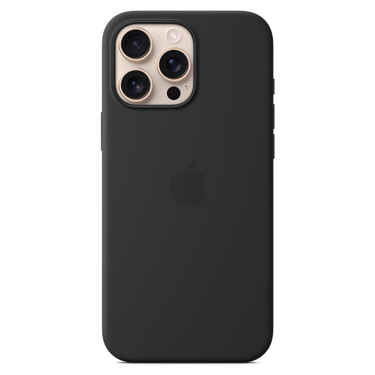 Funda de Silicona Apple iPhone 16 Pro Max MagSafe Negra