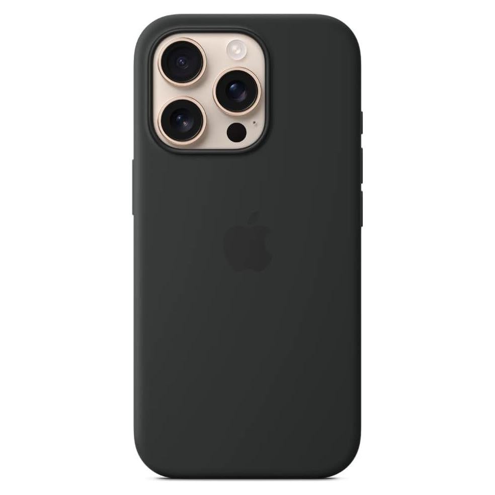 Funda de Silicona Apple iPhone 16 Pro MagSafe Negra