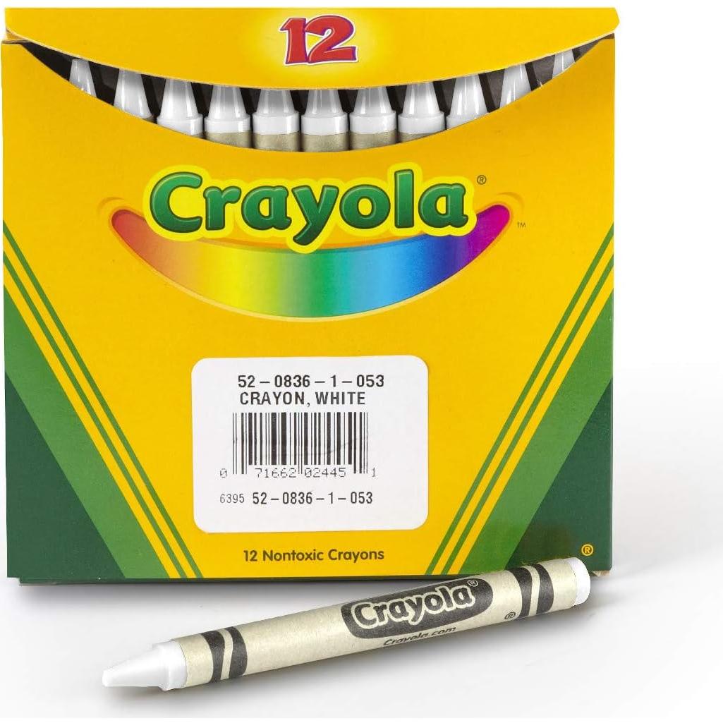 Crayones Crayola Blancos, Recarga 12 Crayones a Granel